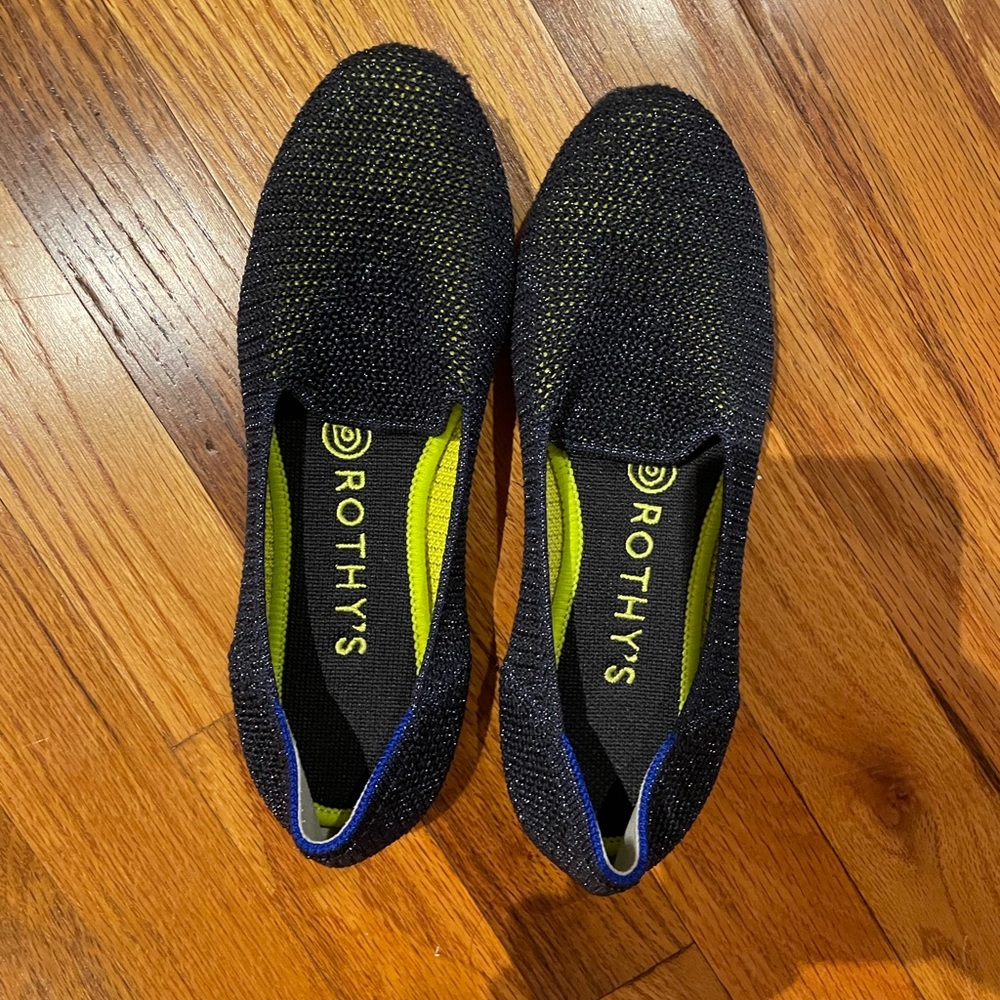 Rothys Limited Edition Black Friday Metallic Loafers